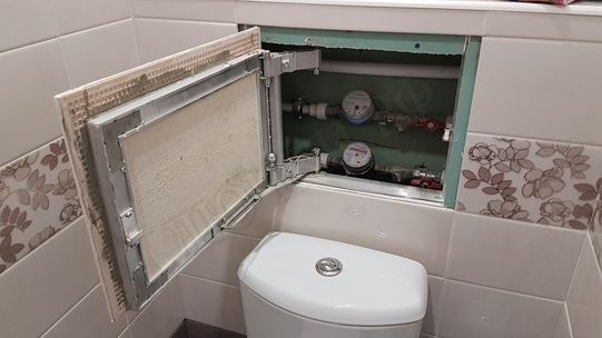 Люк под плитку Нажимной Секрет-Лайт 200*250 Люк под плитку Нажимной Секрет-Лайт 200*250