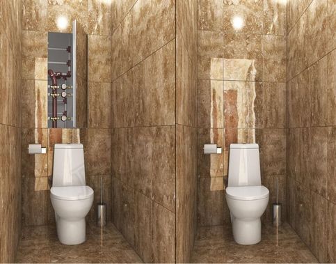 Люк-дверь под плитку Техно 2 створки 1800*2000, с кантом, замки вар №4 Люк-дверь под плитку Техно 2 створки 1800*2000, с кантом, замки вар №4