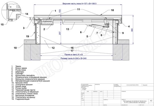 Люк для выхода на кровлю Оптимус 700*900 Люк для выхода на кровлю Оптимус 700*900