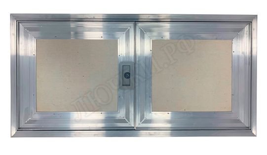 Люк под плитку Техно 2 створки 1800*2000, с кантом, замки вар №4 Люк под плитку Техно 2 створки 1800*2000, с кантом, замки вар №4