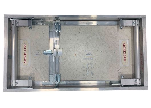 Люк под плитку Нажимной Секрет-Лайт 2 створки 1200*600 Люк под плитку Нажимной Секрет-Лайт 2 створки 1200*600