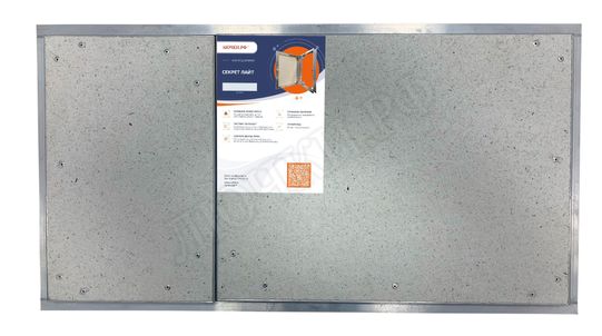 Люк под плитку Нажимной Секрет-Лайт 2 створки 1200*600 Люк под плитку Нажимной Секрет-Лайт 2 створки 1200*600