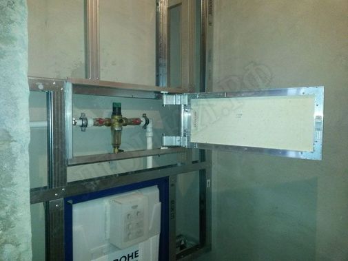 Люк под плитку Нажимной Секрет-Лайт 200*250 Люк под плитку Нажимной Секрет-Лайт 200*250