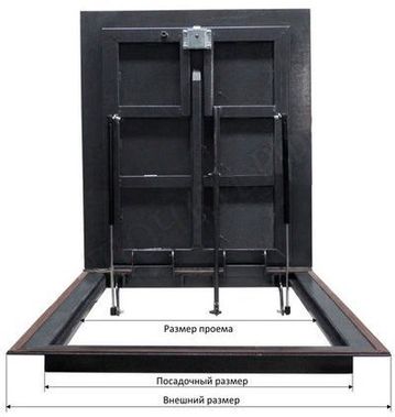 Уличный люк Дворник Уголок, стальной рифленый лист Уличный люк Дворник Уголок, стальной рифленый лист