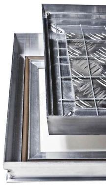 Напольный люк Премиум 54 мм 2 створки 300*1400 Напольный люк Премиум 54 мм 2 створки 300*1400