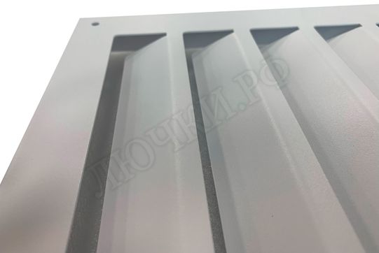 Жалюзийная решетка КДУ накладная 400*800, крепеж через наличник Жалюзийная решетка КДУ накладная 400*800, крепеж через наличник