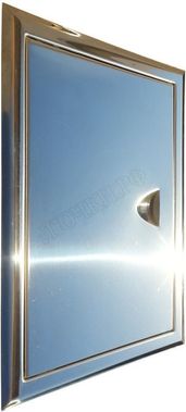 Люк сантехнический из нержавеющей стали с ручкой глянцевый 200*200 Люк сантехнический из нержавеющей стали с ручкой глянцевый 200*200