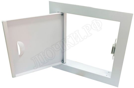 Сантехнический люк Комфорт, с магнитом 250*500, RAL 9003 муар Сантехнический люк Комфорт, с магнитом 250*500, RAL 9003 муар