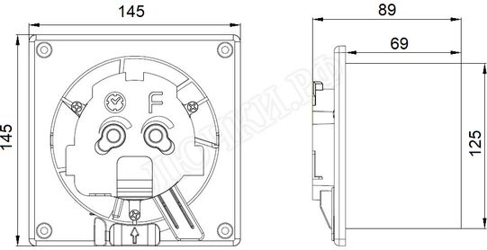 Вытяжной вентилятор airRoxy TS Вытяжной вентилятор airRoxy TS