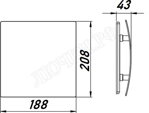 Вытяжной вентилятор Awenta System+, Turbo, 125, KWT125H, PEZ125, Золото, пластик Вытяжной вентилятор Awenta System+, Turbo, 125, KWT125H, PEZ125, Золото, пластик