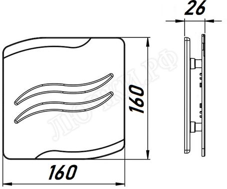 Вытяжной вентилятор Awenta System+, Turbo, 100, KWT100W, PSB100, Белый, пластик Вытяжной вентилятор Awenta System+, Turbo, 100, KWT100W, PSB100, Белый, пластик